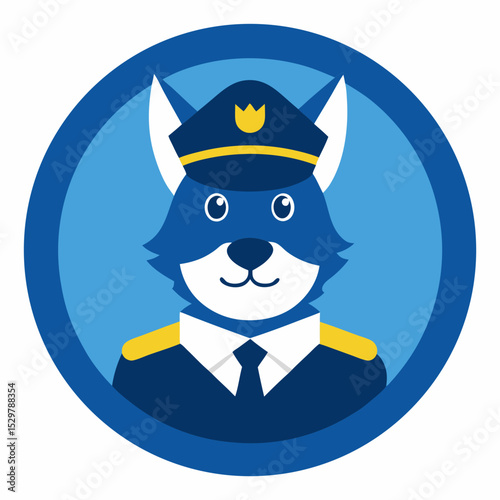 cartoon police officer