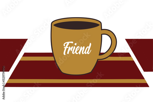 Personalized coffee mug design with name or photo