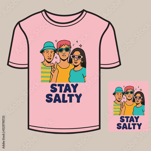 summary t shirt illustration vector design