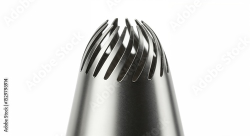 Metal piping nozzle for cake decoration in sleek design   photo