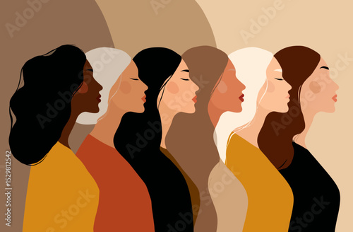 Diverse Women Celebrating Beauty in Unity and Diversity
