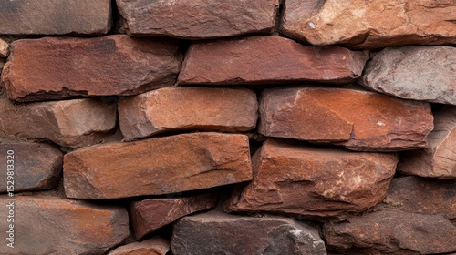 A close-up view of a rustic stone wall made from a variety of earth-tone stones, showcasing the unique textures and colors that make it visually appealing in a natural setting.