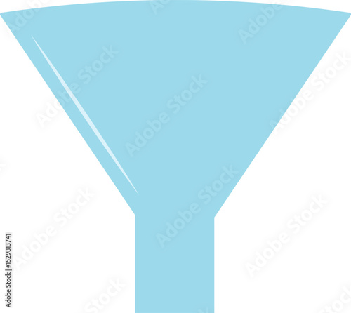 Funnel flat icon design.
