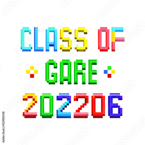 Class of gore 202206 pixel art graduation design