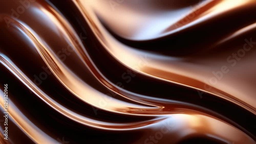 Molten chocolate swirls