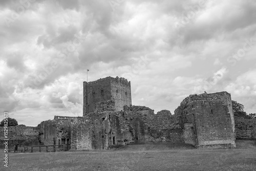 originally built in the late 3rd century Portchester Castle Hampshire England is the most impressive and best preserved of the Saxon shore forts photo
