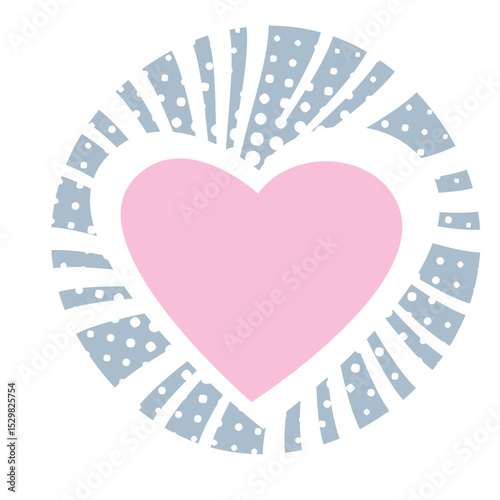 abstract background graphic color grunge burst vector love heart valentines day idea design