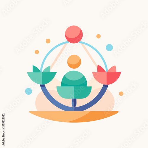International Dwarfism Awareness Symbol Vector Minimal Icon White Background