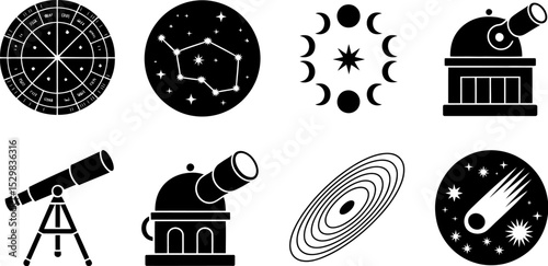 A versatile set of globe and earth vector icons for global business and web design concepts