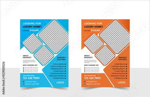 Real estate house and  property sale  flyer Template design, real estate  trending  home sale editable  flyer template, luxury home social media modern poster layout design. 
