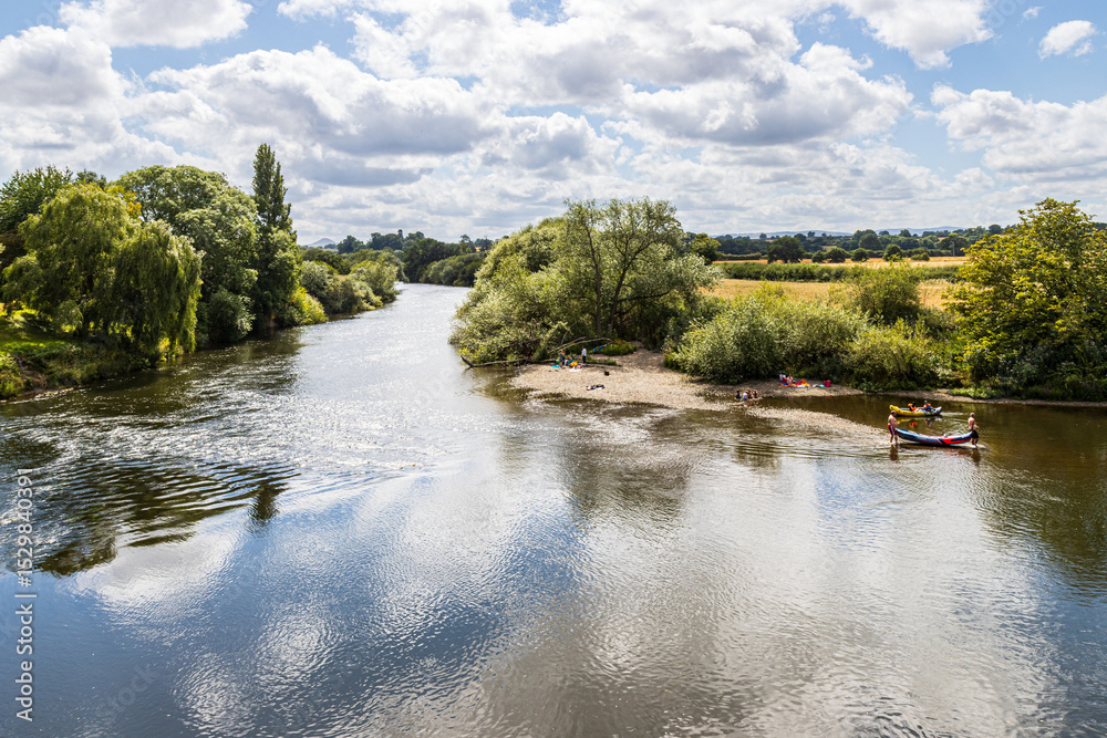 Fototapeta premium river in the park
