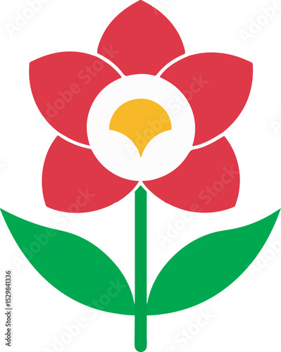 vector illustration of a flower