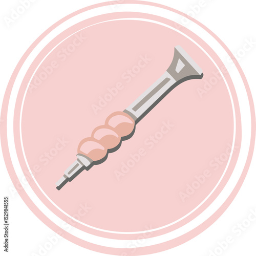 stick, pen for rhinestone painting hobby illustration hand drawn