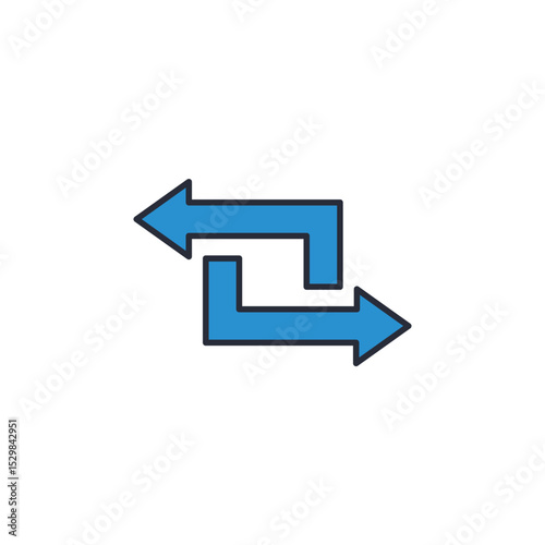 replace icon. projector Symbol sign for mobile concept and web design. Vector icon, Logo illustration, Vector graphics