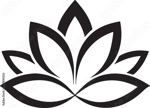 black and white flower