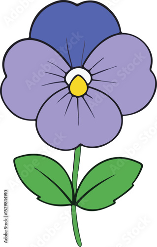 vector illustration of a flower
