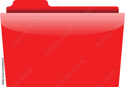 Red Folder Icon: The iconic red folder is a classic symbol of organization and information management, evoking a sense of structure and efficiency for users.