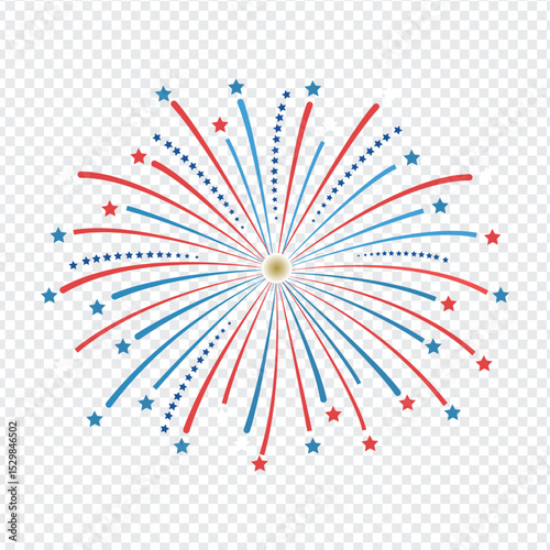colorful firework vector  festive celebration explosion illustration