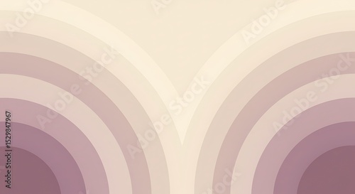 Abstract Beige and Purple Concentric Circles Background