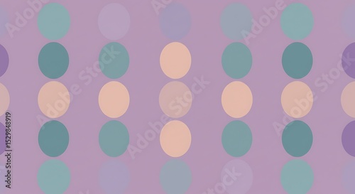 Pastel Circle Pattern Background Soft, Elegant Design for Wallpapers and Projects