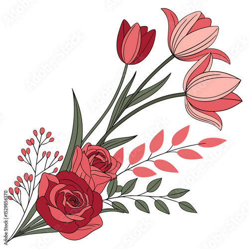 red-and-pink-flowers-isolated-on-a-transparent-bac (4).eps