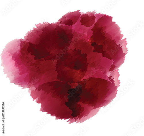 water color hand drawn vector idea design dark red pink