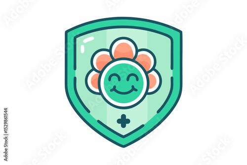 mental wellness shield badge