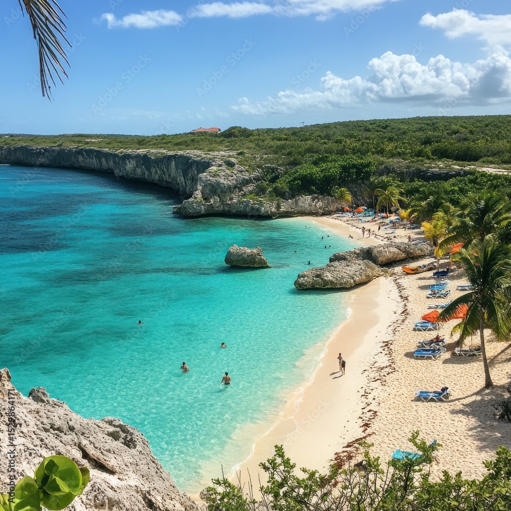 Obraz premium Tropical beach paradise (1)