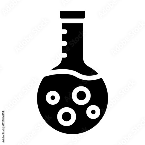 Flask Vector Glyph Icon Design