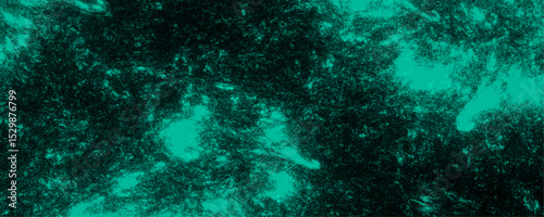 Abstract sea green watercolor hand painted watercolor. teal art background light teal and sea green colors. Green color powder explosion, isolated on dark cosmic powder Scattered Copy Space messy.	
