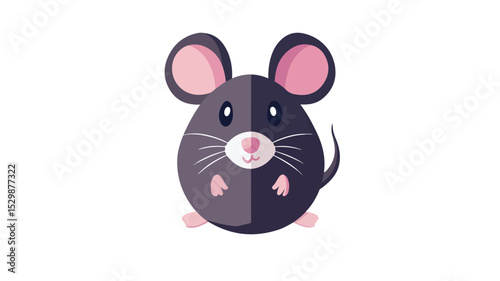 Modern Mouse Icon Flat Vector Design for Graphic Projects