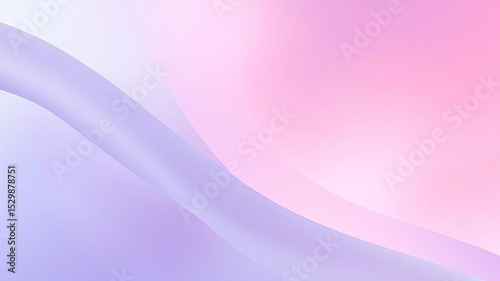 Soft lilac and pink gradient flowing shapes artistic render perfect for design
