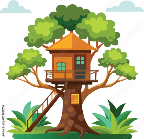 house in the forest, house in the forest, isometric view of a residential building, isometric view of a modern building, 