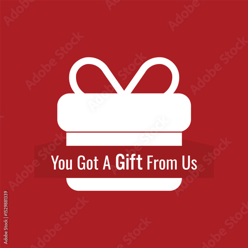 gift box social media post design