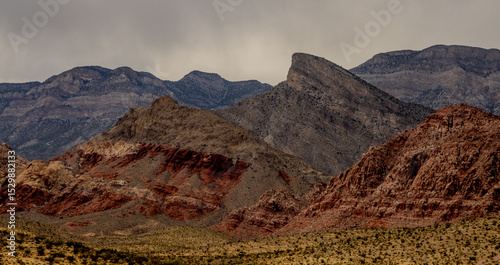 Photography Cloudy day at Red Rock Canyon in Las Vegas