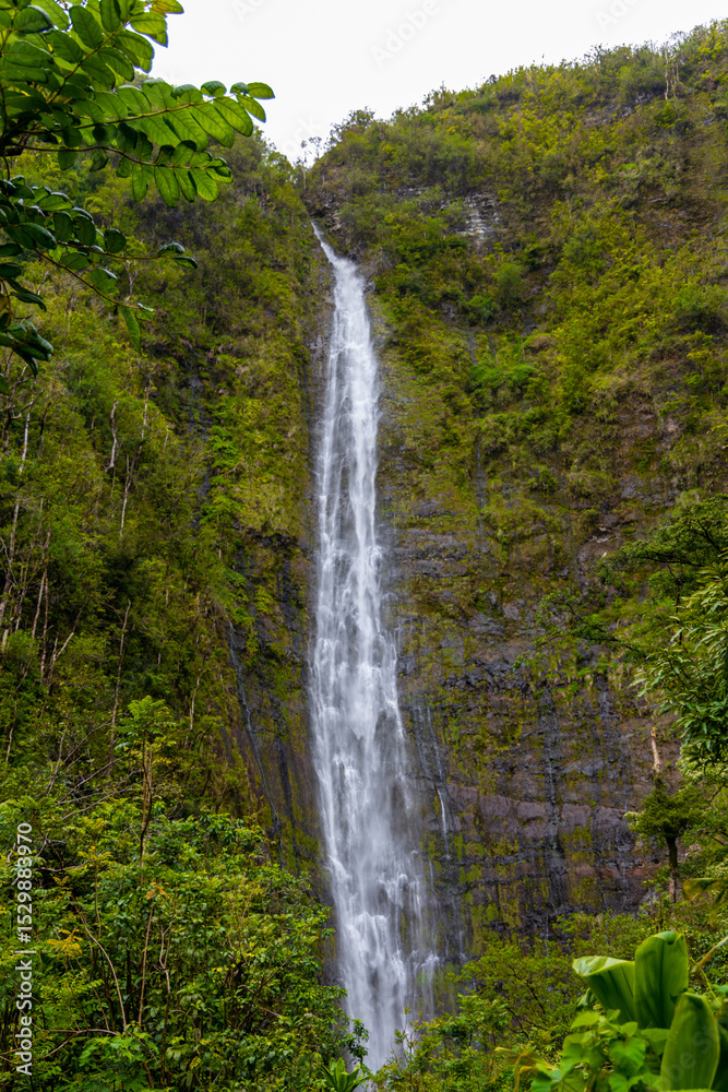 Fototapeta premium Waterfall in Maui, Hawaii
