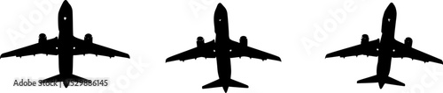Airplane Takeoff in the evening
