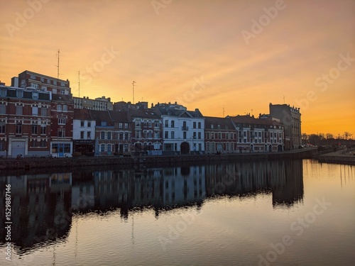 Photography Urban sunset in Lille France