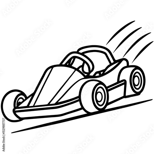 racing car silhouette