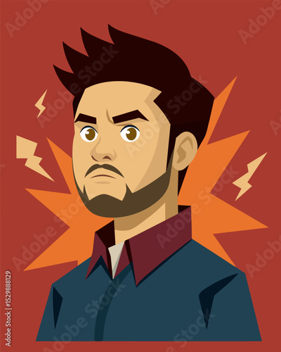 He was an expert at dodging verbal darts skillfully deflecting any insults or criticisms thrown his way with a calm demeanor.. Vector illustration