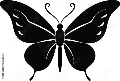 Butterfly Vector Art, Butterfly Icon Clipart