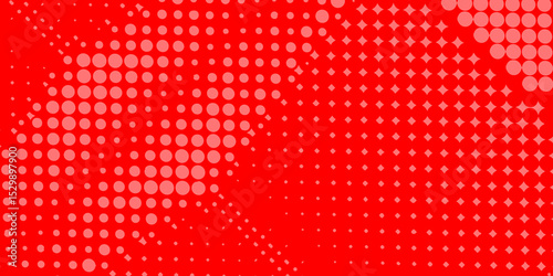 Trendy texture with colorful cover design template paper color halftone with geometric background, red and white, grey of seamless circle monochrome texture pop art overlay dotted halftone background.