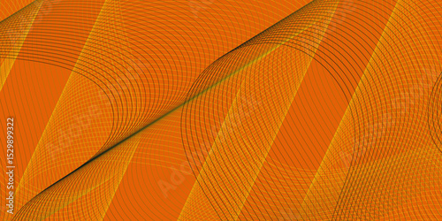 Abstract color flowing wave with stylized blended line art background, violet and red orange color effect modern and futuristic glowing line geometric curve shape with blend effect texture background.
