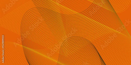 Abstract color flowing wave with stylized blended line art background, violet and red orange color effect modern and futuristic glowing line geometric curve shape with blend effect texture background.