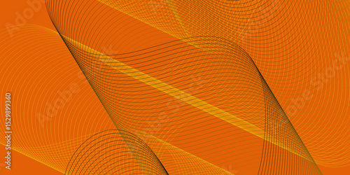 Abstract color flowing wave with stylized blended line art background, violet and red orange color effect modern and futuristic glowing line geometric curve shape with blend effect texture background.