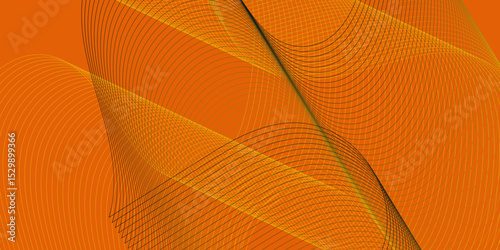 Abstract color flowing wave with stylized blended line art background, violet and red orange color effect modern and futuristic glowing line geometric curve shape with blend effect texture background.