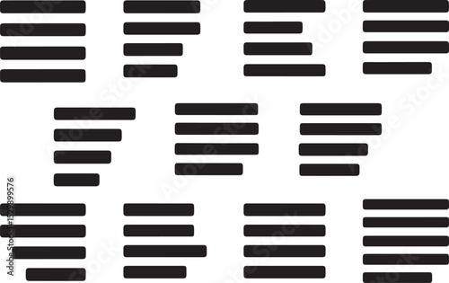 Justify Text Icon – Editable Vector, Flat Style UI Symbol