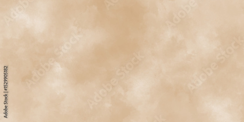 Abstract beige background with smooth and soft grungy vintage paper texture distressed watercolor for minimalist design of color brown powder explosion, powder splash isolated watercolor background.