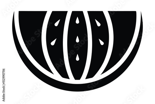 watermelon vector icon