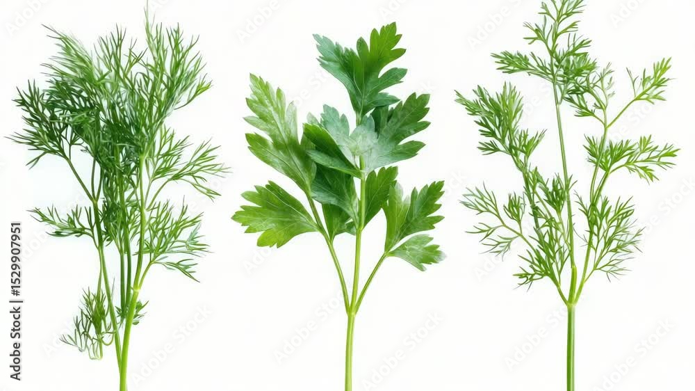A collection of diverse herbs arranged on a white surface for easy identification and comparison